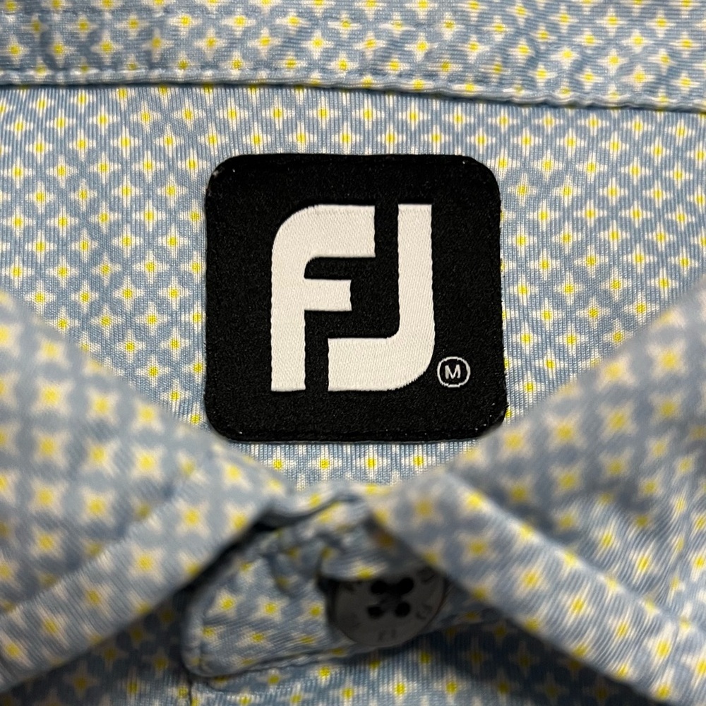 FootJoy Blue and Yellow Golf Polo